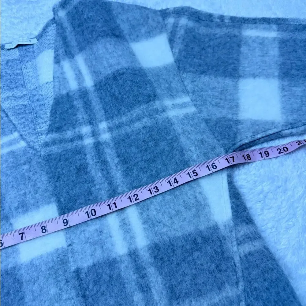 Zara Plaid Knit Top - Picture 6 of 7